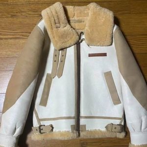 Avirex B-3 Sheepskin Leather Mouton Flight Jacket