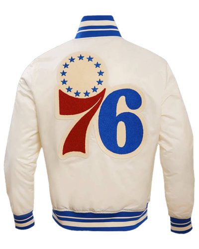 Philadelphia 76ers Retro Classic Rib Jacket