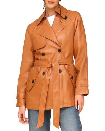 Avec Les Filles Butterscotch Relaxed Midlength Walking Coat