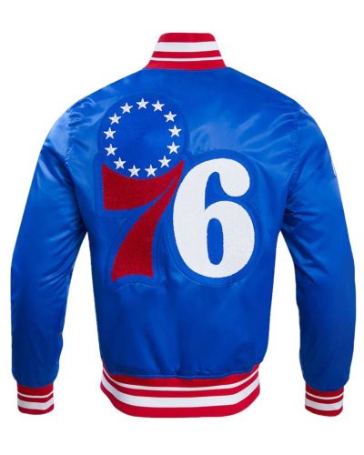 Philadelphia 76ers Retro Classic Rib Jacket