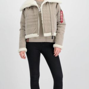 Alpha Industries B3 Vintage Sand Puffer Jacket