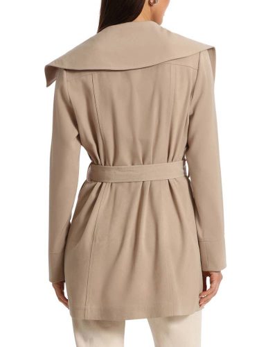 Avec Les Filles Chino Drape Trench Coat