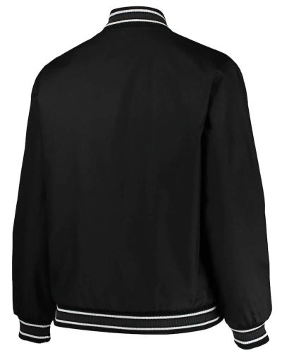 Philadelphia 76ers Poly Twill Black Jacket