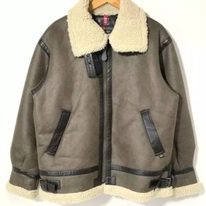 Alpha Industries Military B-3 Eco Shearling Flight Jacket