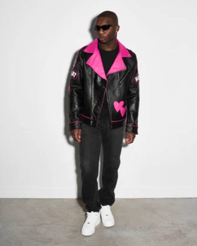 Bret Hart 1994 Biker Jacket