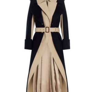 Alexander Mcqueen Hybrid Military Trench Coat