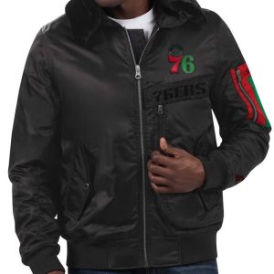 Philadelphia 76ers Ty Mopkins Black Jacket