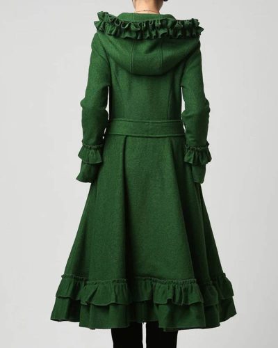 Women’s Wool Maxi Coat With Hood