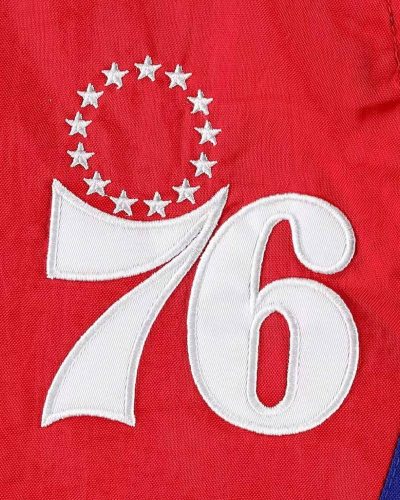 Body Check Philadelphia 76ers Half-zip Hoodie Jacket