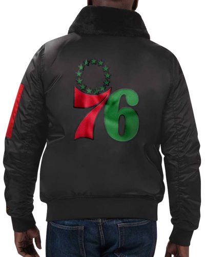 Philadelphia 76ers Ty Mopkins Black Jacket