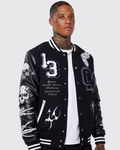 Limited Edition Skull Varsity Jacket