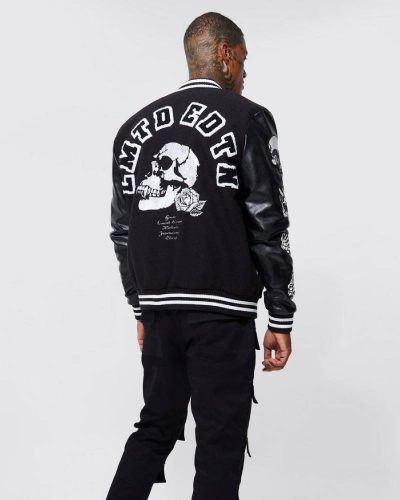 Limited Edition Skull Varsity Jacket