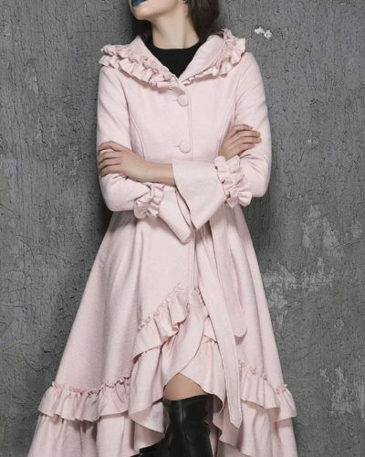 Women’s Wool Maxi Coat With Hood