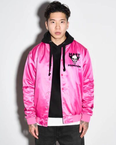 The Hart Foundation Pink Satin Jacket