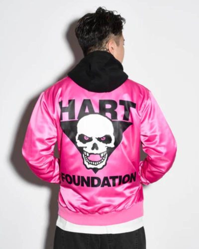 The Hart Foundation Pink Satin Jacket