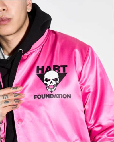 The Hart Foundation Pink Satin Jacket