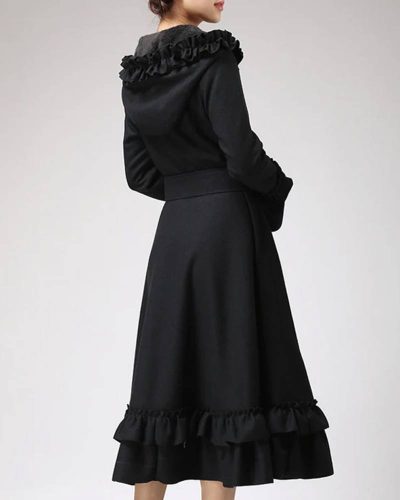 Women’s Wool Maxi Coat With Hood