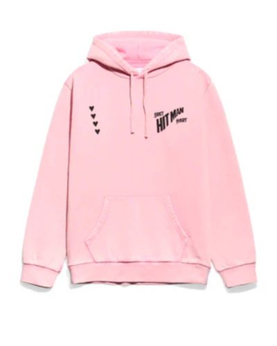 Bret Hart Pink Fleece Hoodie