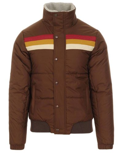 B-3 Retro Stripe Ski Bomber Jacket