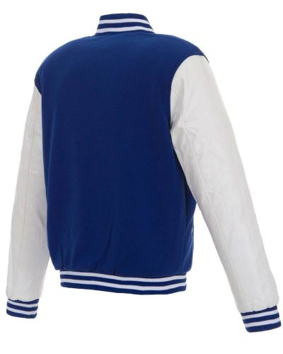 Philadelphia 76ers Royal And White Varsity Jacket