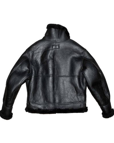 B-3 Sheepskin Black Jacket
