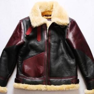 B3 Sheepskin Leather Bomber Jacket
