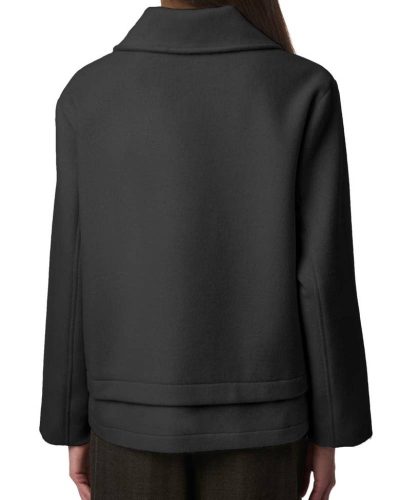 Bernardo Black Chest Pocket Coat