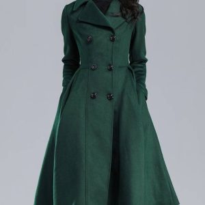 Women’s Swing Double Breasted Wool Coat