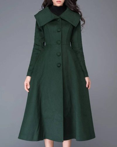 Women’s Princess Swing Wool Coat