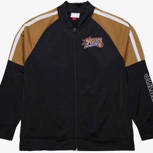Philadelphia 76ers Color Blocked Full-zip Track Jacket