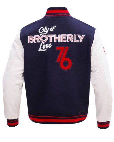 Philadelphia 76ers City Of Brotherly Love Varsity Jacket