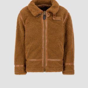 Alpha Industries B-3 Brown Teddy Bomber Jacket