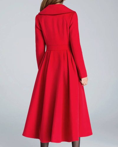Women’s 1950s Princess Maxi Wool Coat