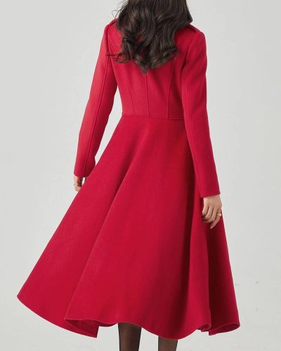 Women’s Swing Double Breasted Wool Coat