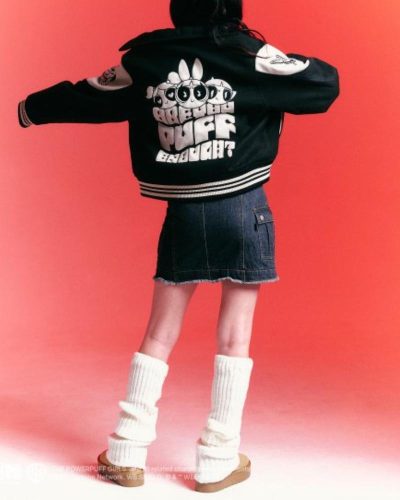 PPG X Fancy Leather Point Varsity Jacket