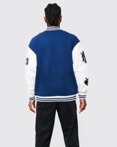 Wolf Sports Rib Varsity Jacket