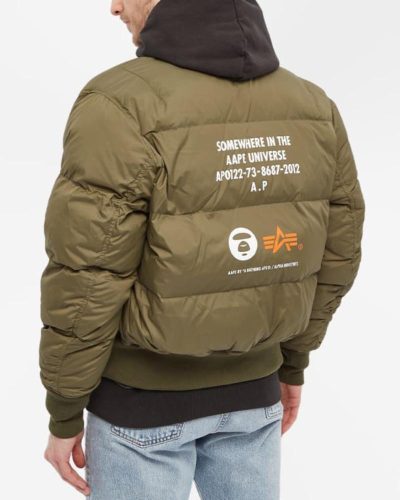 AAPE x Alpha Industries Reversible Camo MA1 Jacket