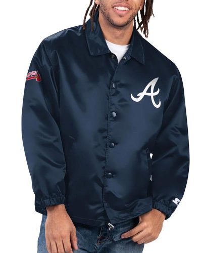 Atlanta Braves Option Route Coaches Jacket