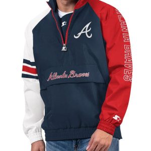 Atlanta Braves Elite Half Zip Pullover Jacket