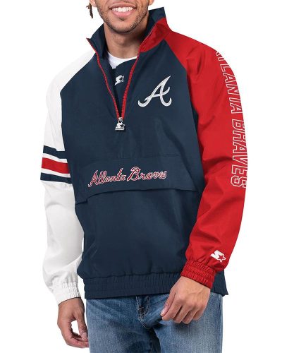 Atlanta Braves Elite Half Zip Pullover Jacket