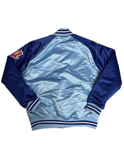 Reload Atlanta Braves Blue Satin Jacket
