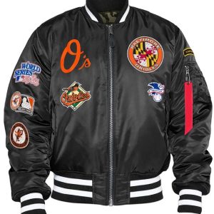 Baltimore Orioles Bomber Ma-1 Jacket