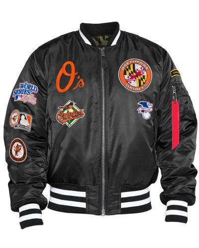 Baltimore Orioles Bomber Ma-1 Jacket