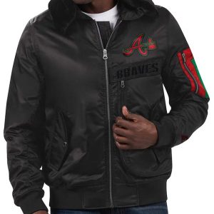 Atlanta Braves Ty Mopkins Black Jacket
