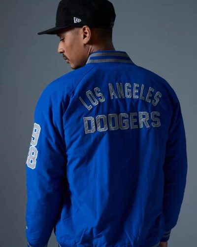 New Era Los Angeles Dodgers Snap Varsity Jacket