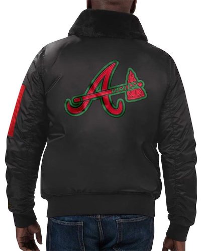 Atlanta Braves Ty Mopkins Black Jacket