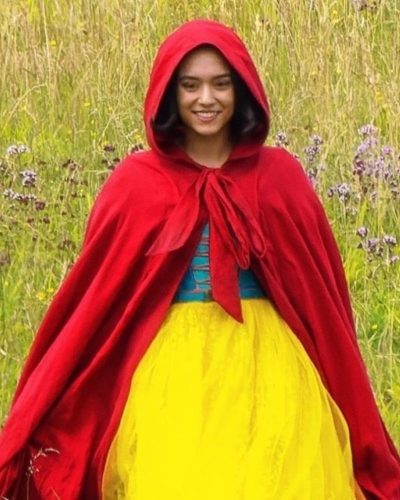 Snow White Rachel Zegler Red Cape Coat