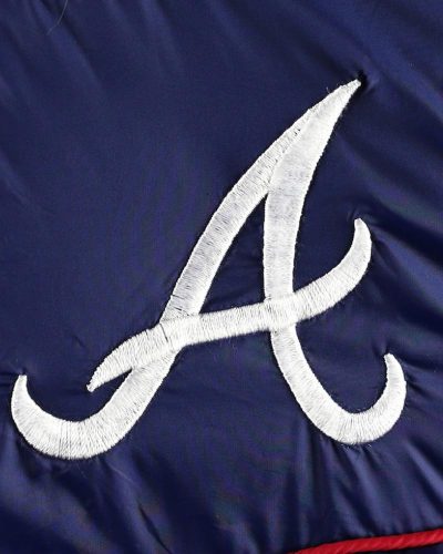 Splitter Soft Down Touch Atlanta Braves Navy Blue Puffer Jacket
