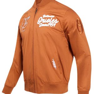Baltimore Orioles Area Code Brown Jacket