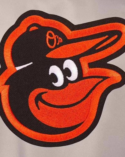 Baltimore Orioles Black/gray Poly Twill Jacket